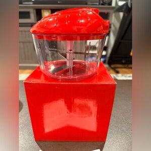 Manual Food Chopper - Red